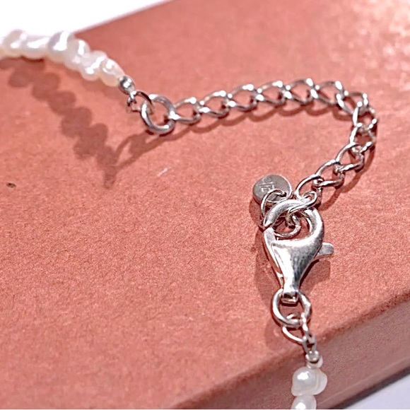 RARE Silpada Stunning Vintage Sterling Silver and Freshwater Pearl Necklace - Picture 8 of 9